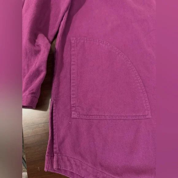 Soft Surroundings Port Royale Tunic Sweatshirt in fuchsia pink size M-L - Picture 9 of 9